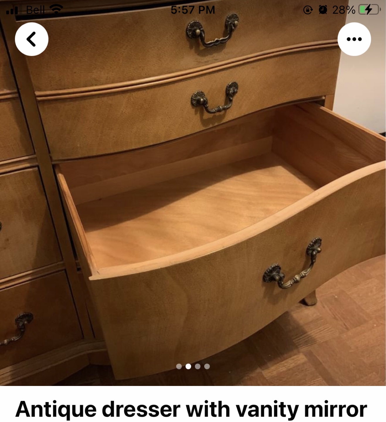 Antique Dresser with vanity mirror - photo 2