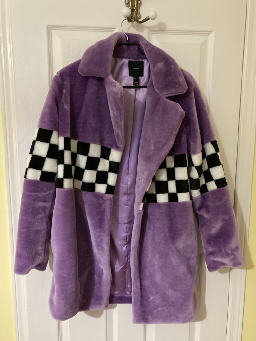 Forever21 purple coat NEW