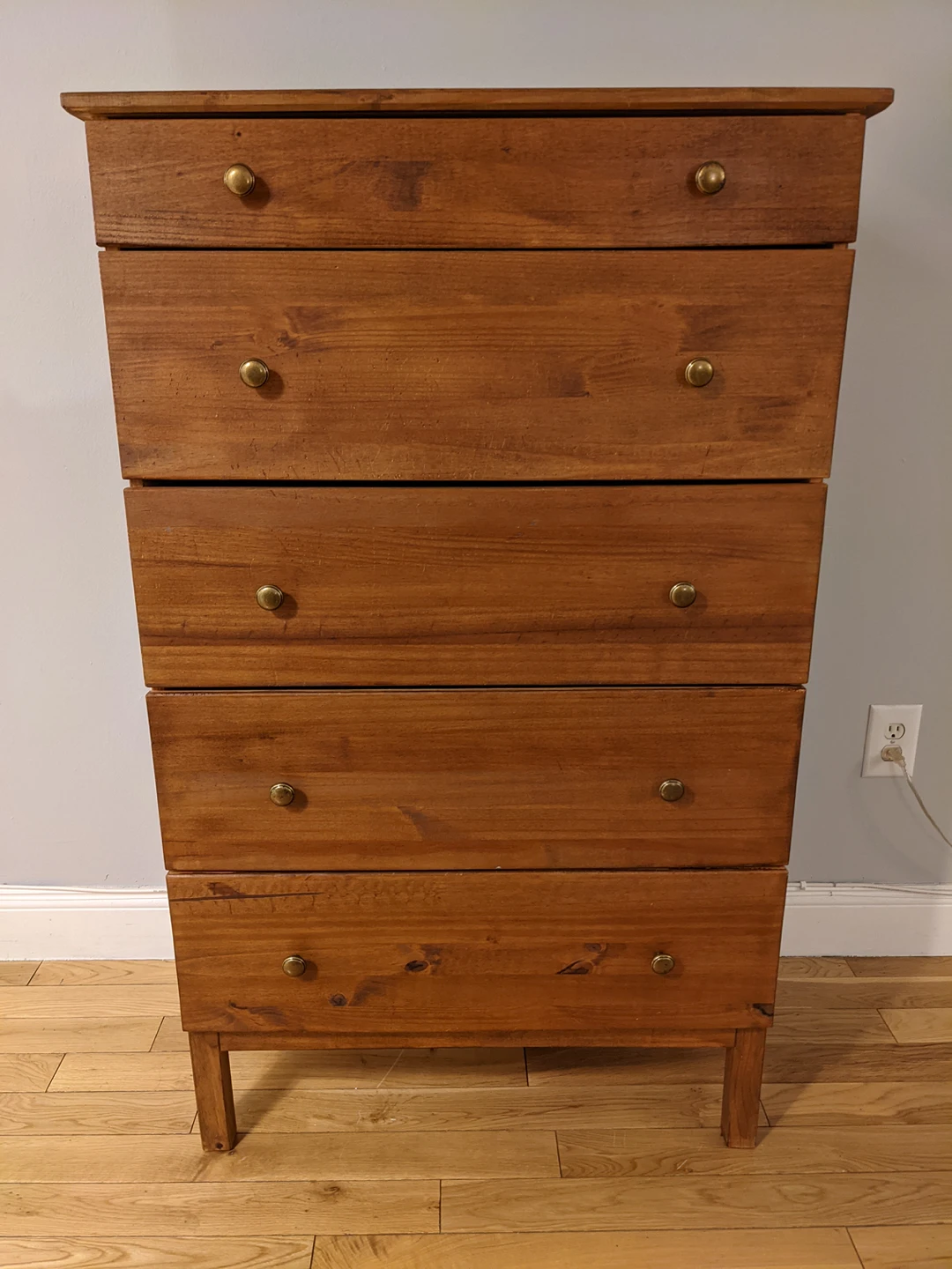 5 Drawer Tallboy Dresser (Upgraded Ikea Tarva) - photo 2