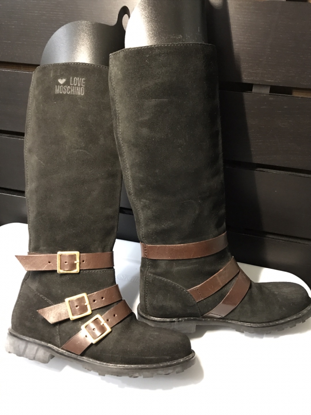 Love Moschino black suede riding boots, 36 - photo 5