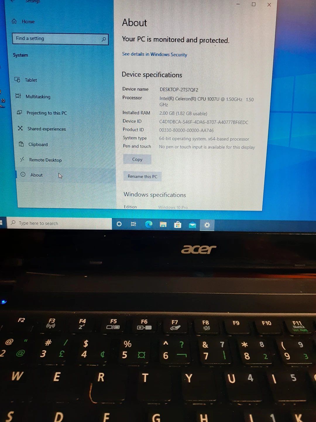 Acer travelmate