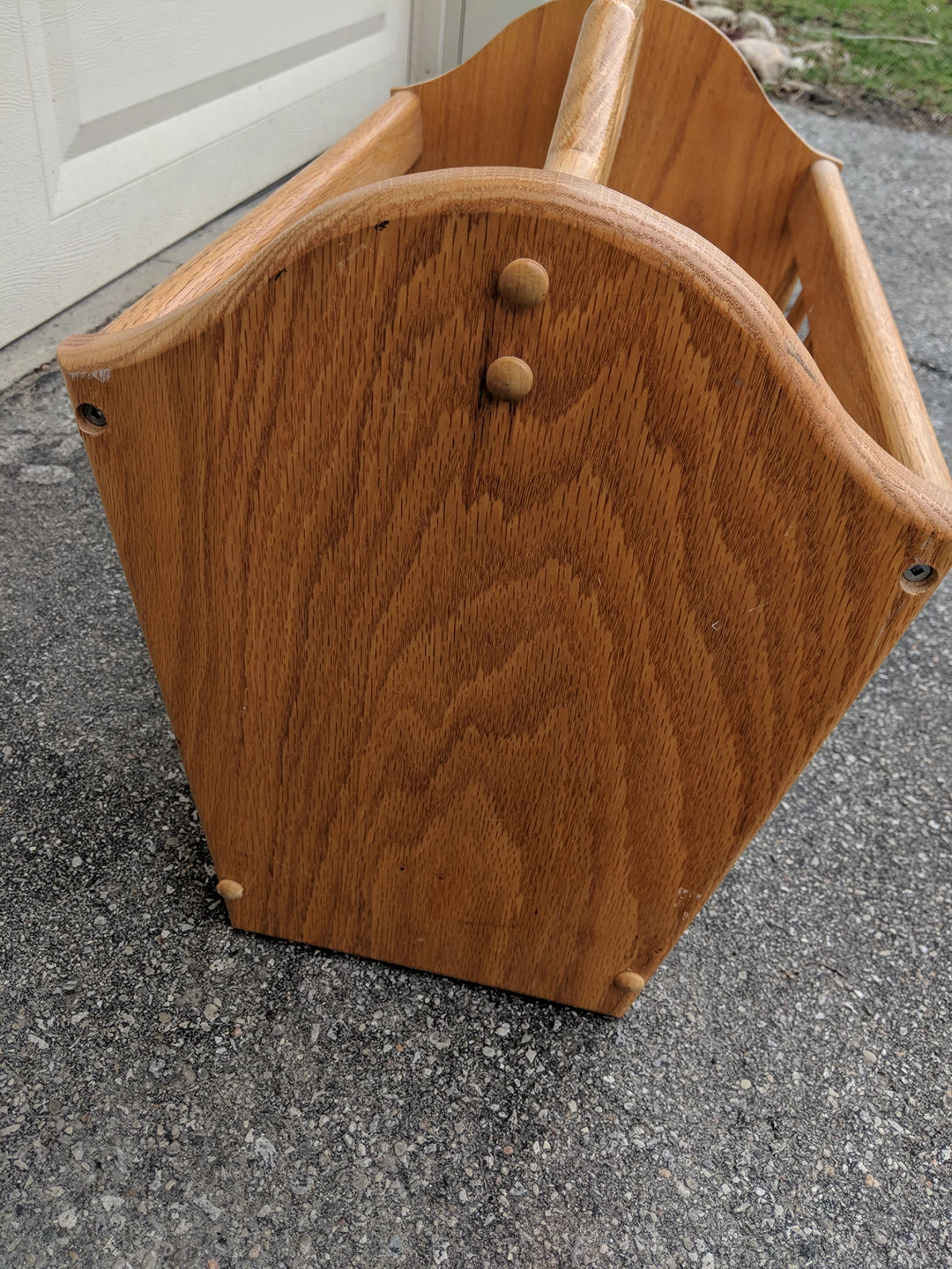Solid wood magazine rack - photo 4