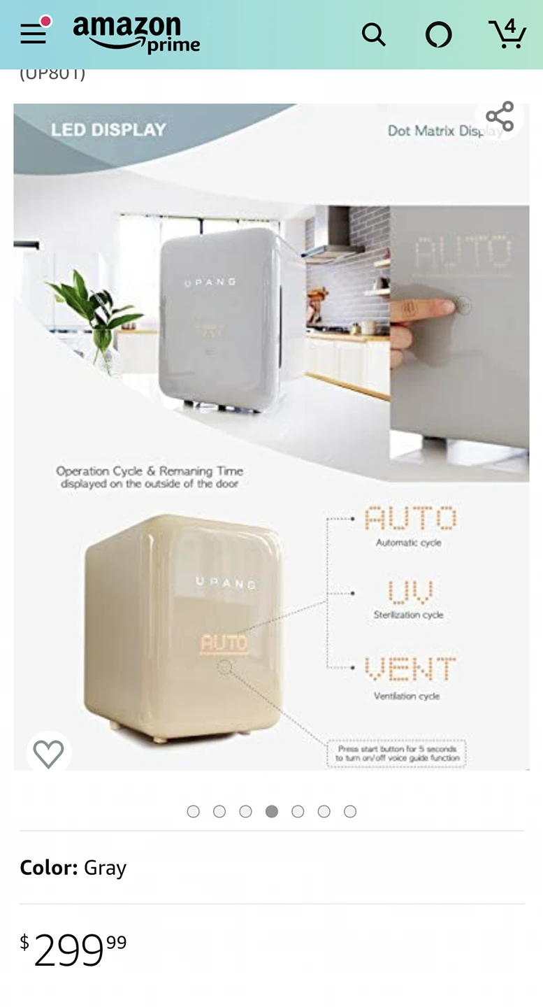 UPANG UV Baby Bottle Sterilizer and Dryer - photo 5