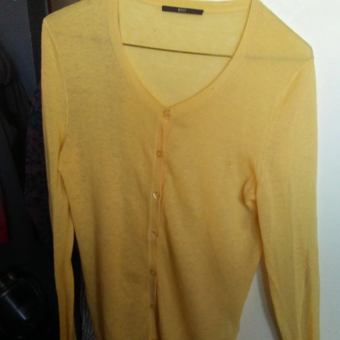 Hugo Boss yellow sweater