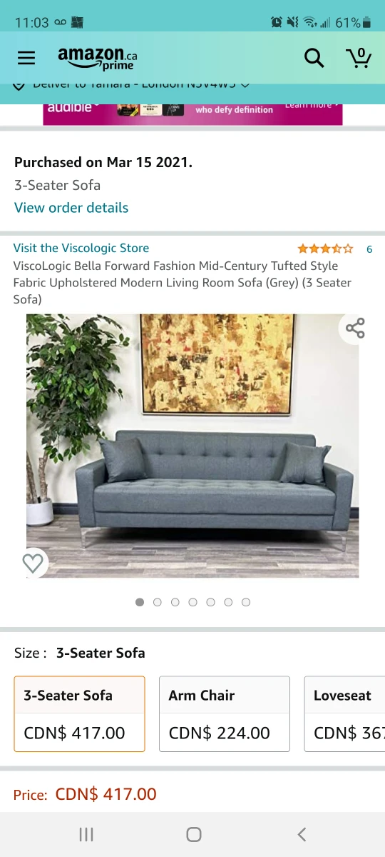 Just bought; Couch