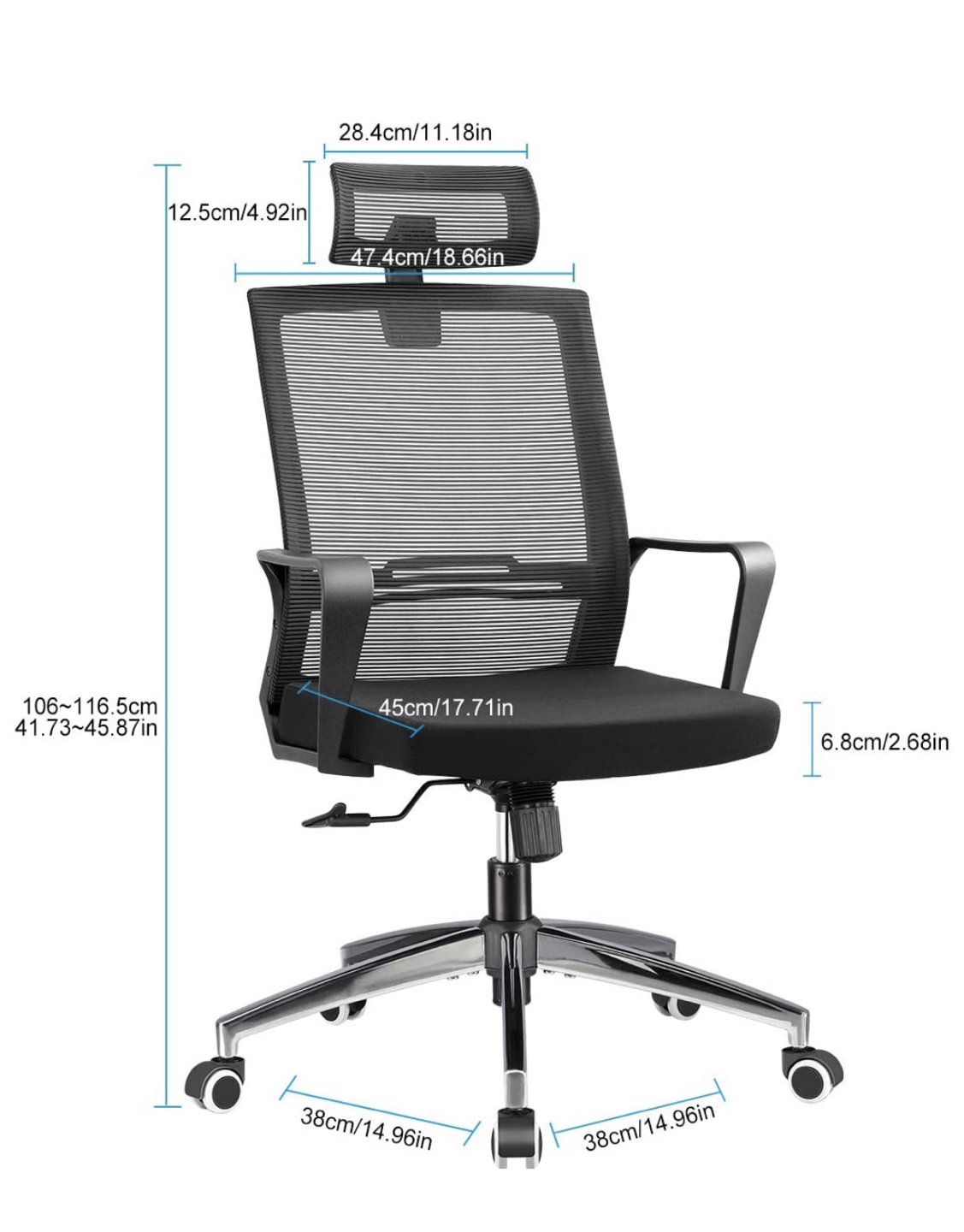 Office Chair (less than 1yr old) - photo 5