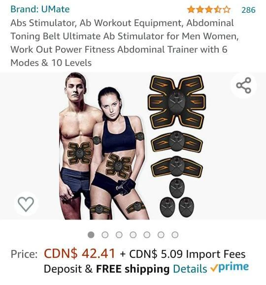 BNIB Abs Stimulator thumbnail
