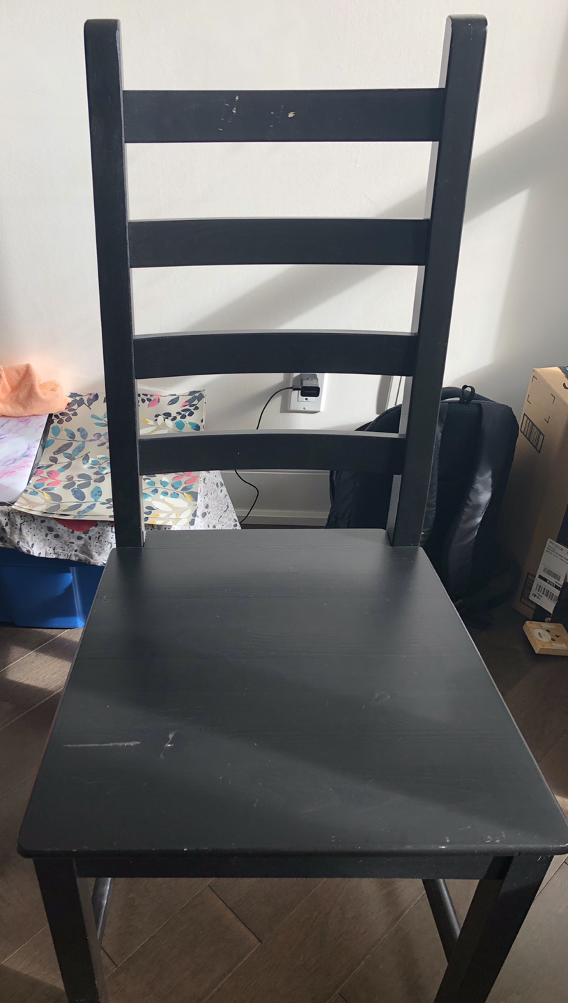 Ikea wooden chair thumbnail