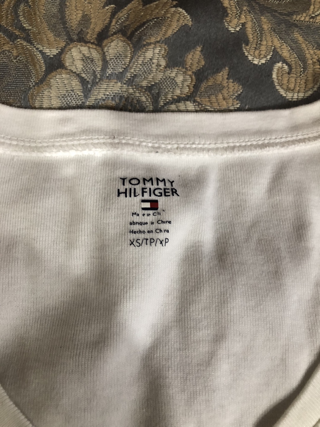 Xs tommy hillier  white t shirt - photo 2