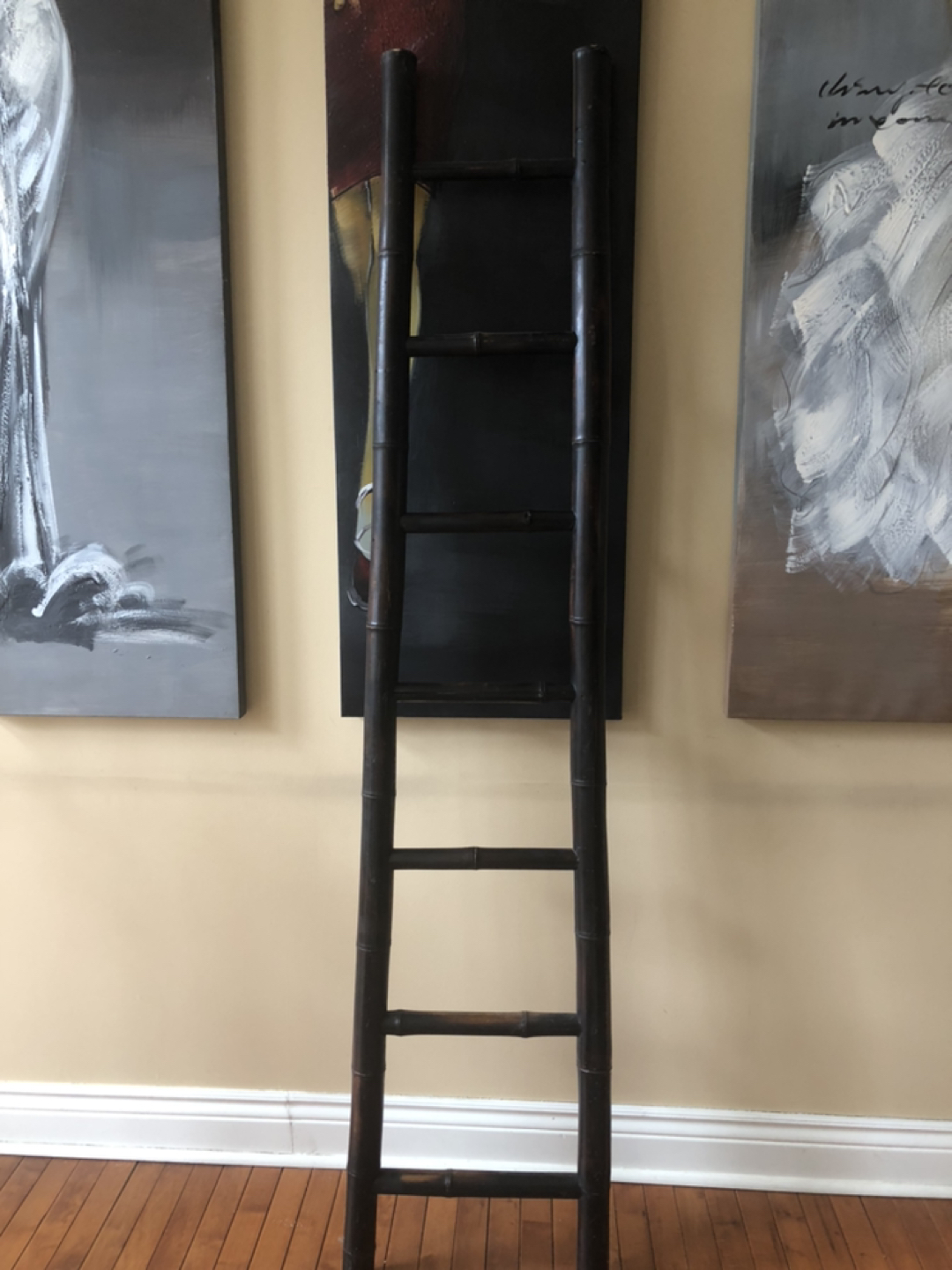 Decorative ladder-bamboo