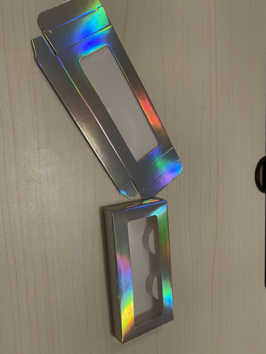 Fake eyelash box (clear, hologram) - photo 4