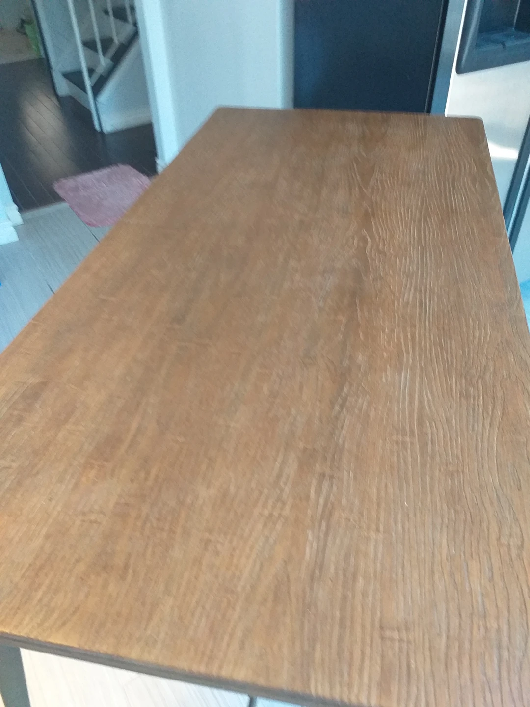 solid wood waterproof  high table from Bricks $200 - photo 2