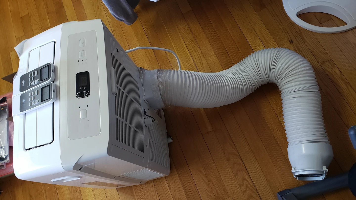 LG LP1017WSR 10,000 BTU Portable Air Conditioner with Remote - photo 3