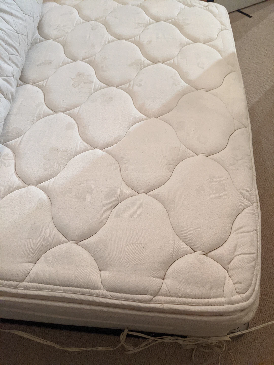 full / double bed - pillow top mattress, box spring and frame