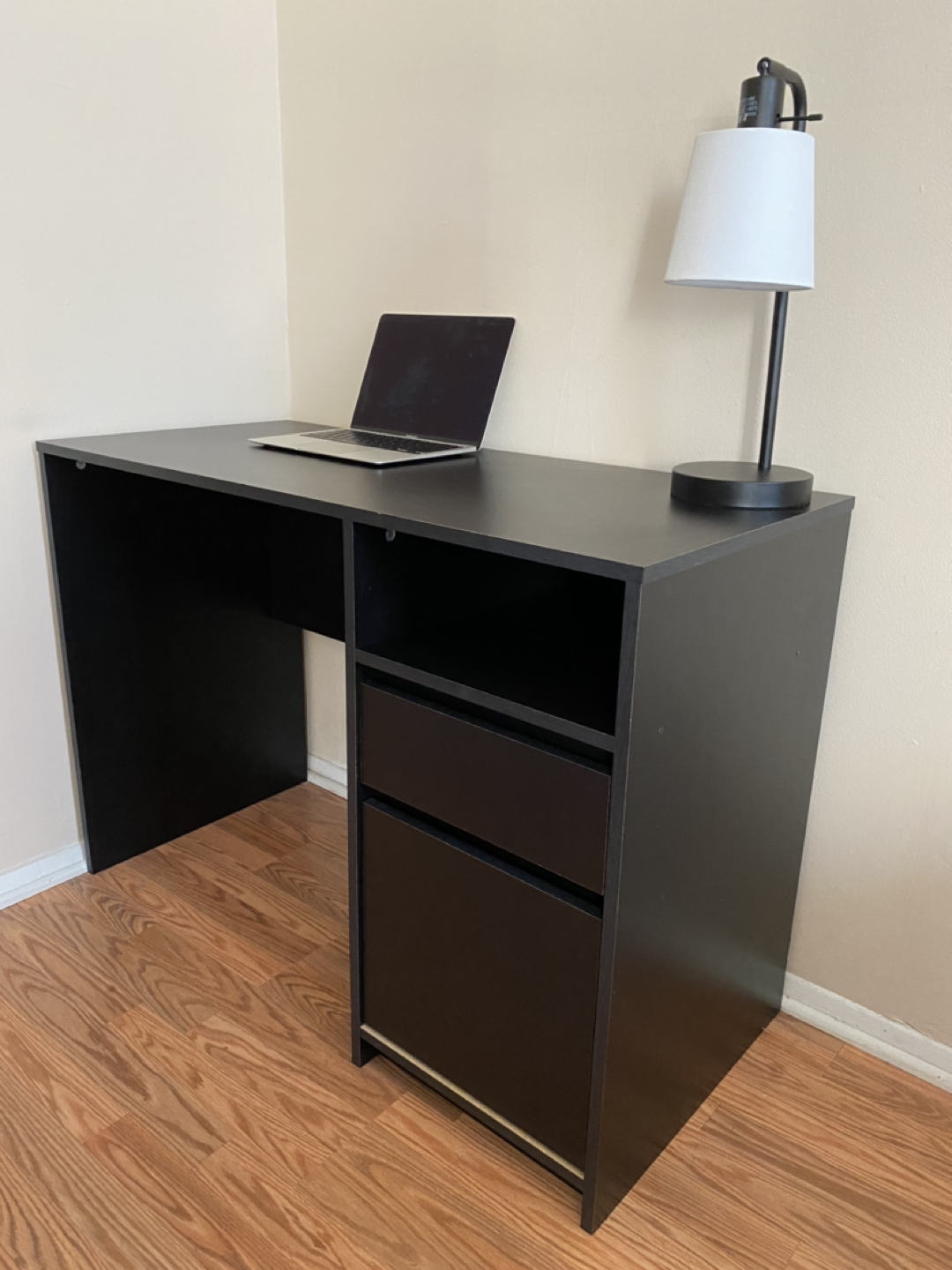 Black Desk with Drawers - photo 2