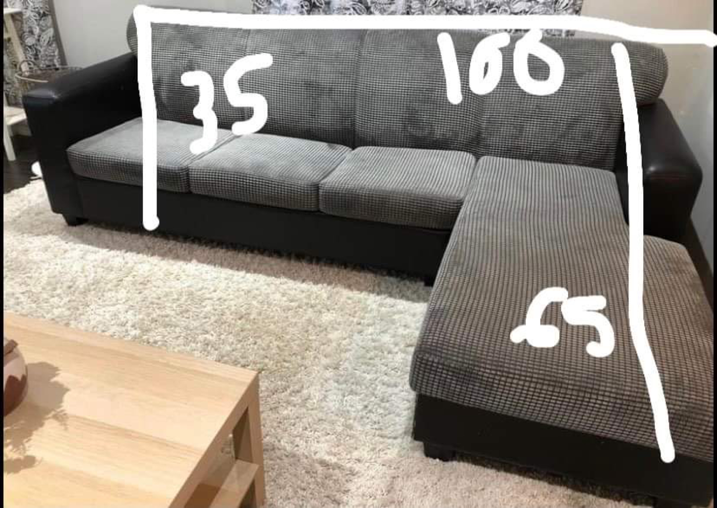 Sectional L couch - photo 4