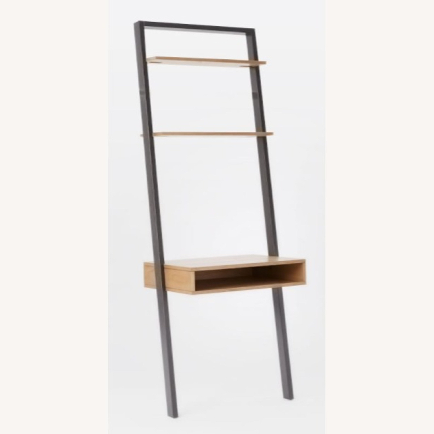 West Elm Ladder Shelf Storage Leaning Wall Desk - photo 2