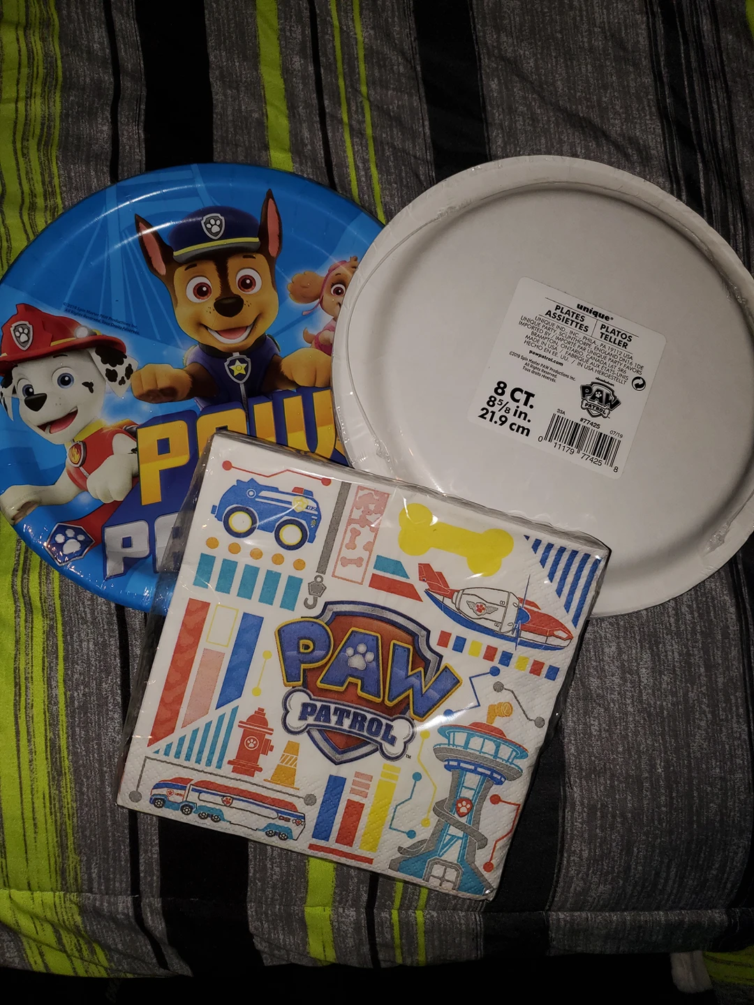 Paw Patrol Plates and Napkins thumbnail