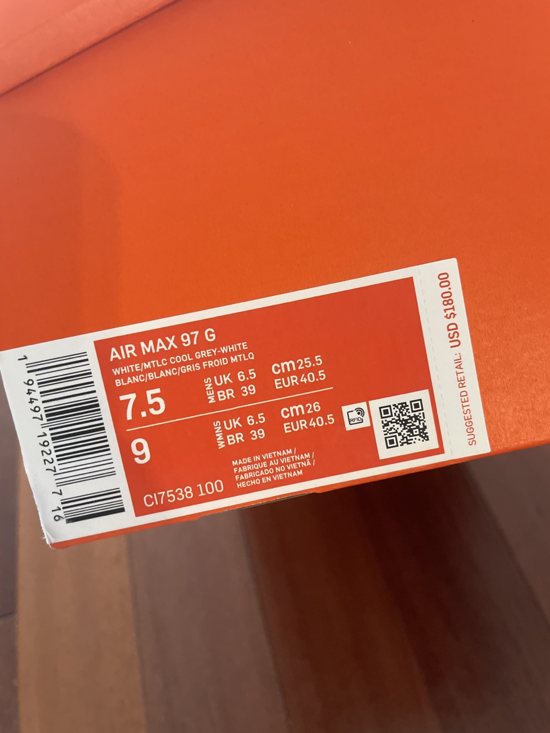 Nike Air 97 golf shoes (new) - photo 4