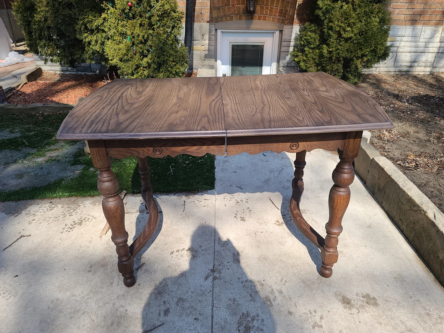 Antique extendable dining table, no chairs
