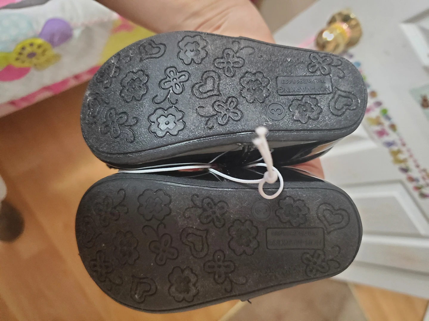 black dress shoes - size 3 - girls - photo 3
