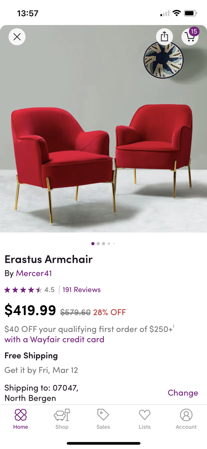 Accent Chairs ( 2)