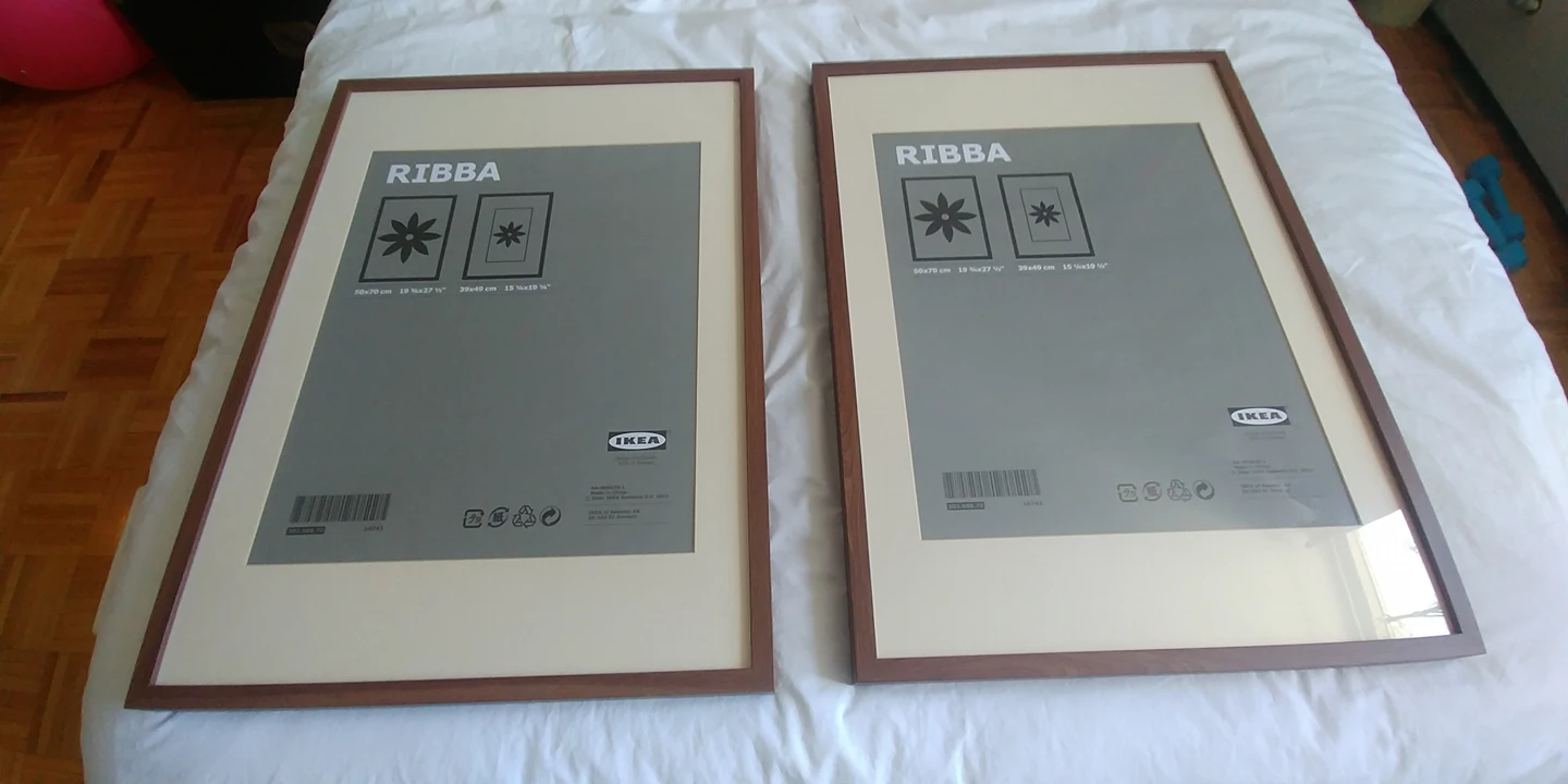 2 large Ikea frames thumbnail