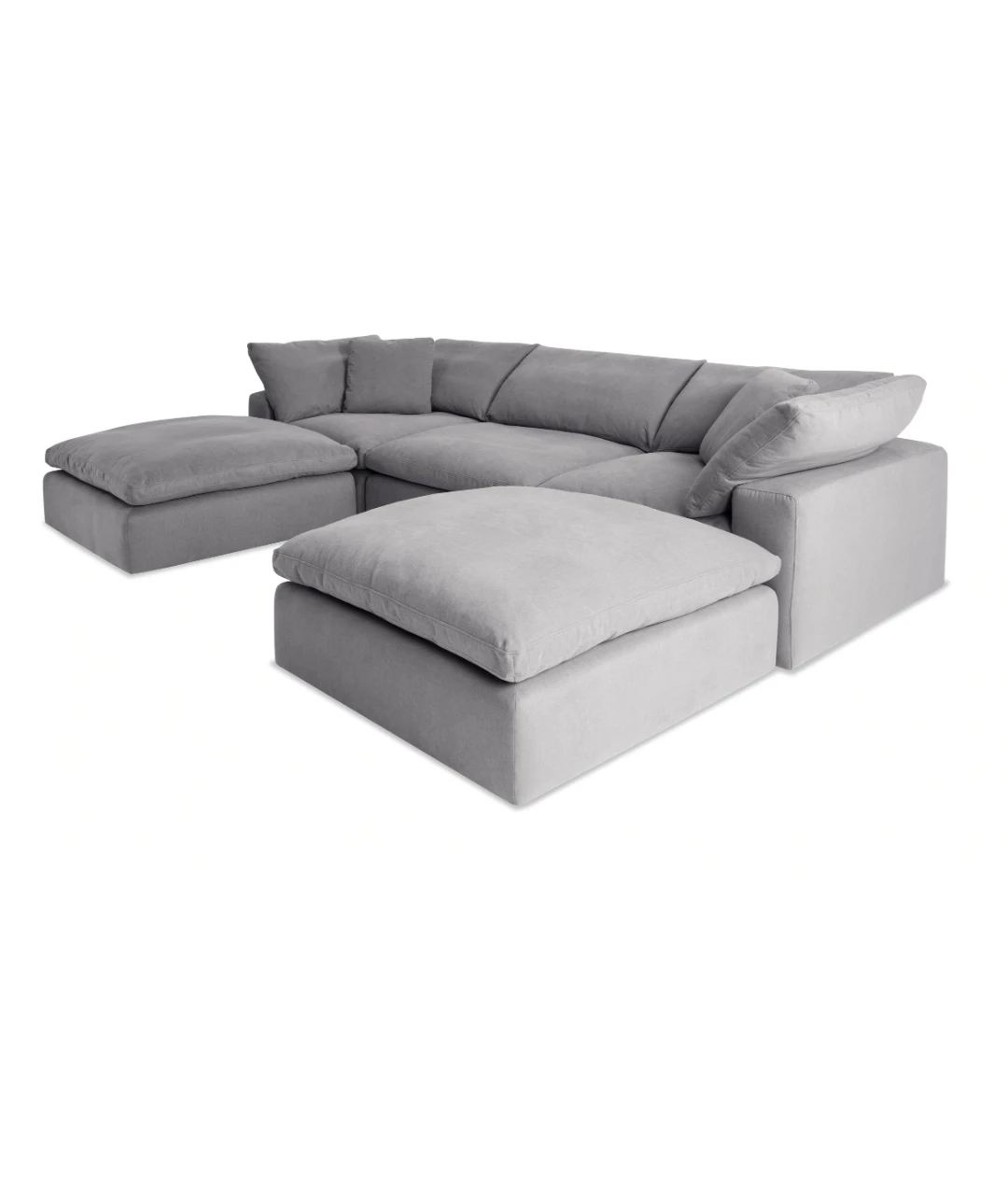Dream Gray Modular 5 Piece Sectional