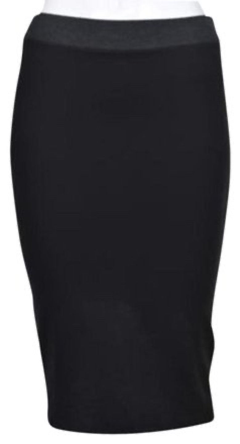 Zara black tube skirt