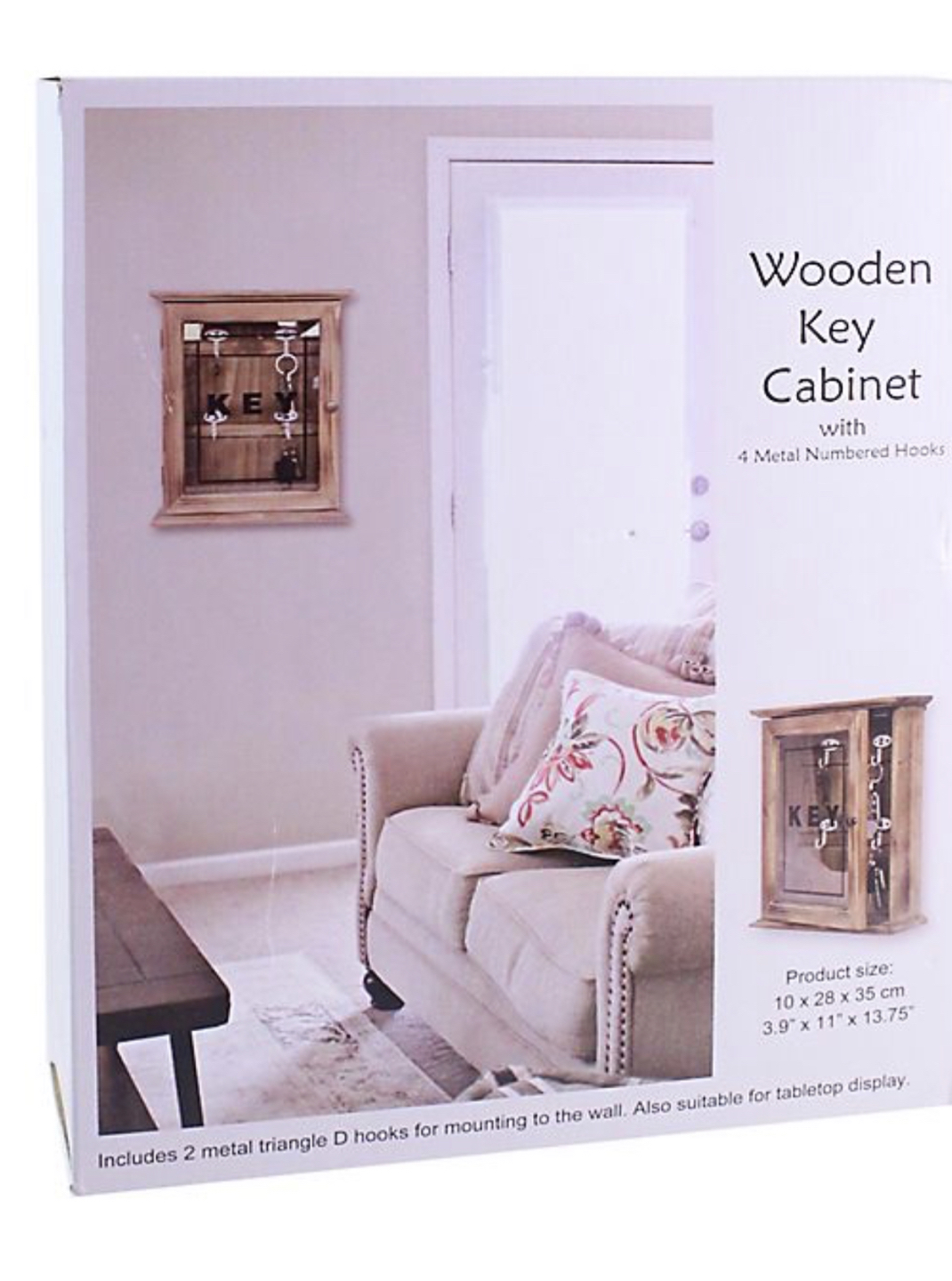 Wooden key cabinet - photo 3