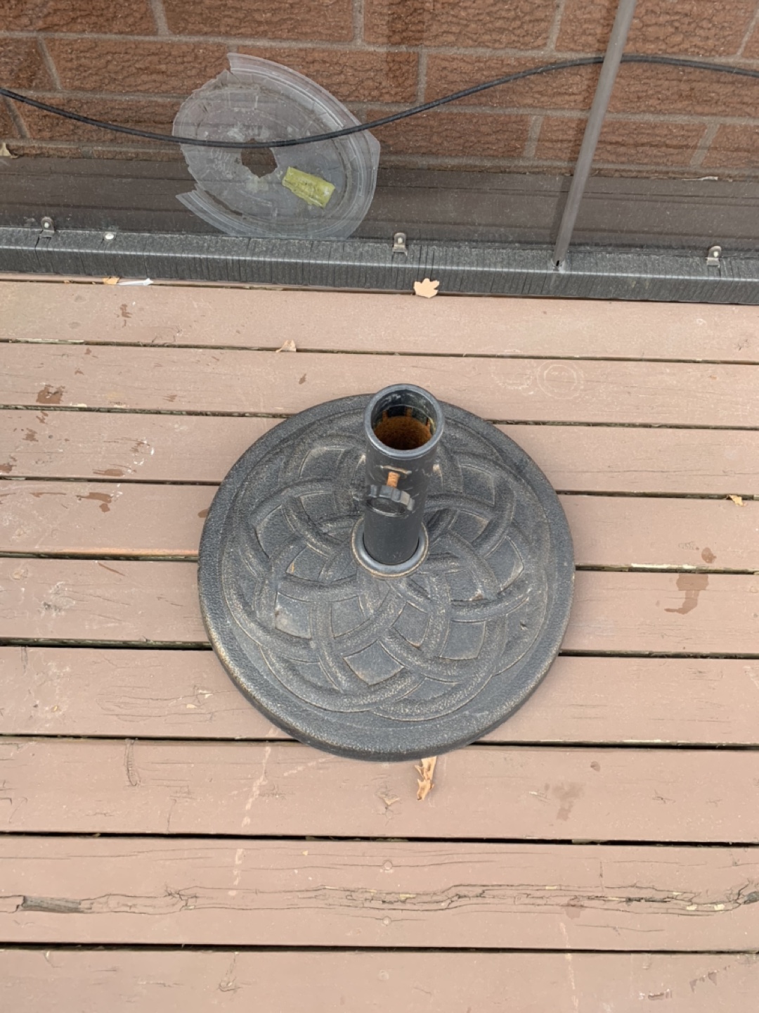 Patio table/chairs and umbrella with anchor  - photo 2