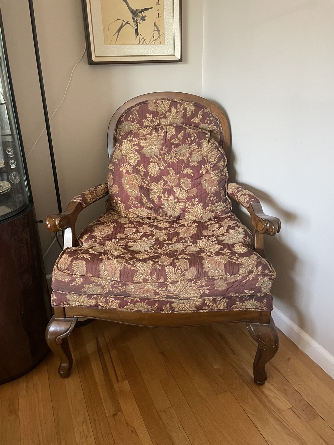 2 chairs ( 1 wide arm chair and 1 bench chair) - photo 4