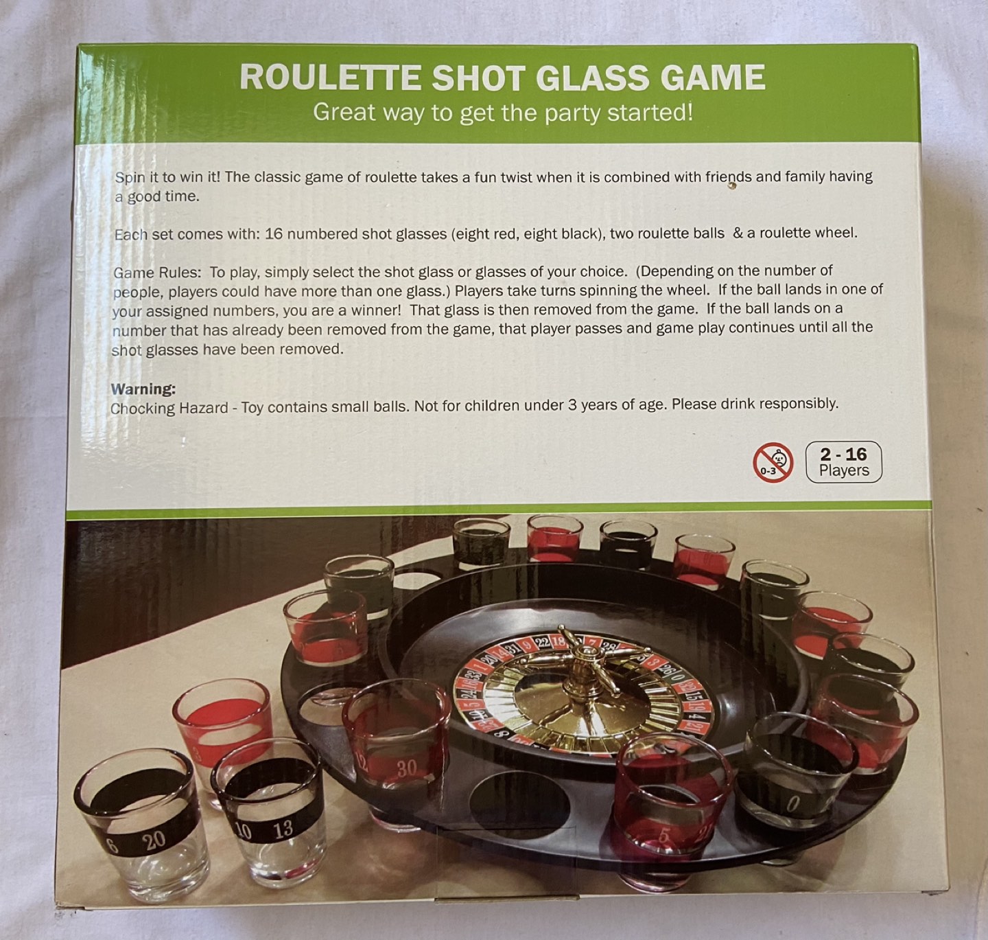 For Sale! Roulette shot glass game - photo 2