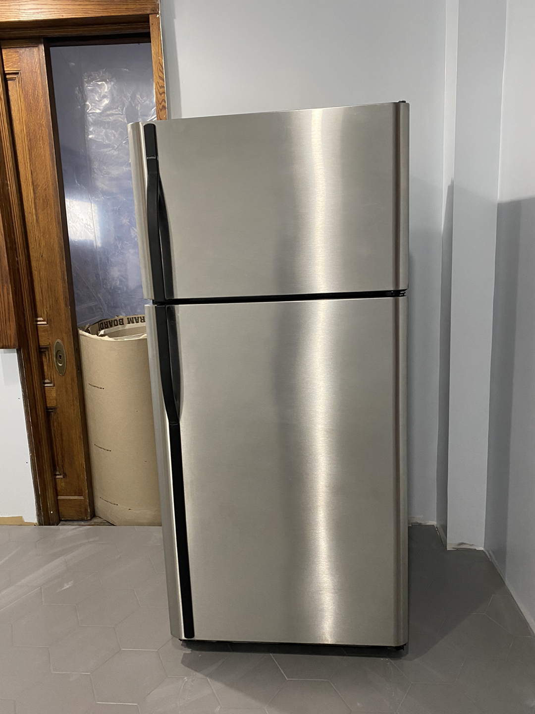 Stainless Steel Fridge with unused icemaker