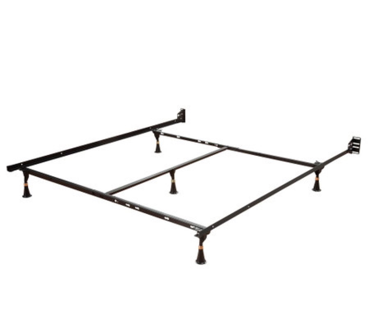 Adjustable twin/full/queen metal bedfea