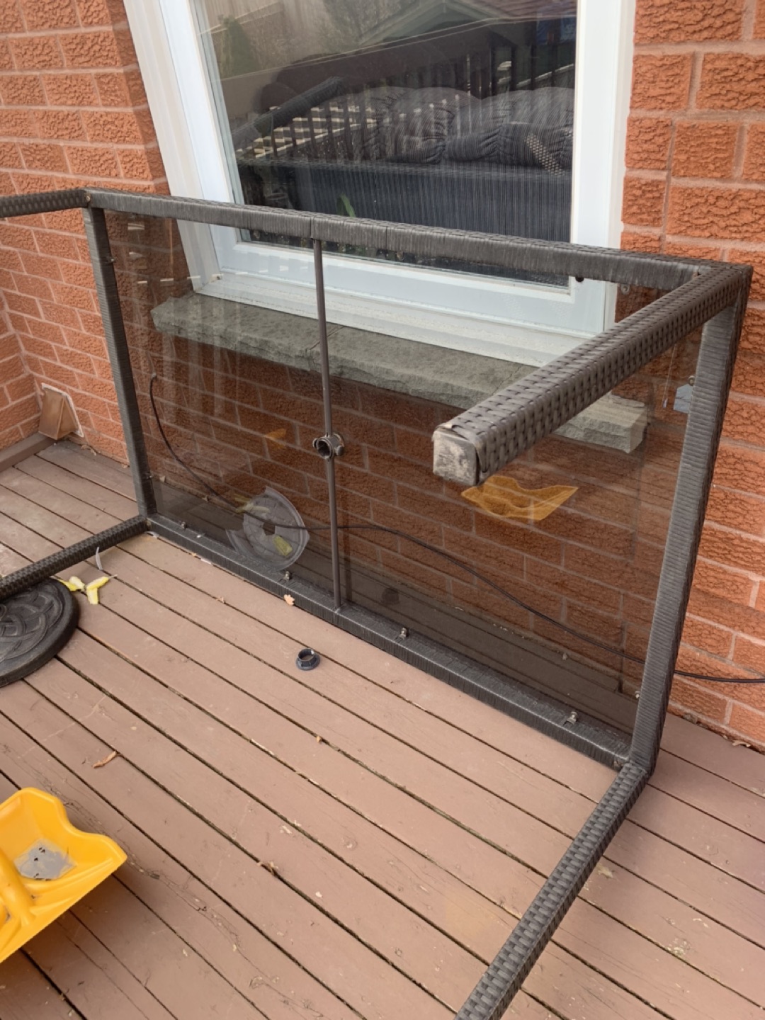 Patio table/chairs and umbrella with anchor  - photo 3
