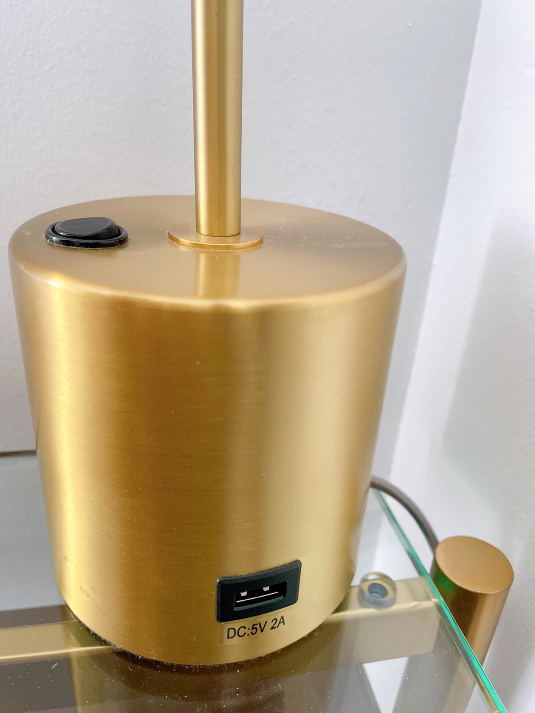 West Elm Linear Wood LED & USB Table Lamp - photo 4