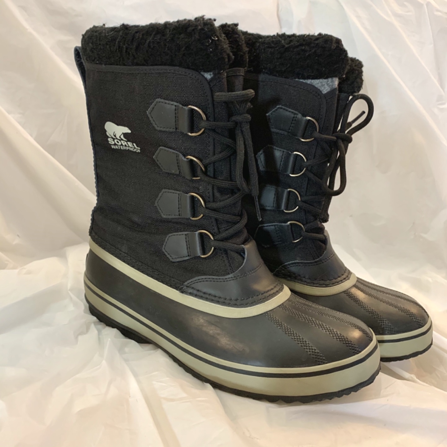 Sorel 1964 Pac waterproof winter boots men’s size 9 black