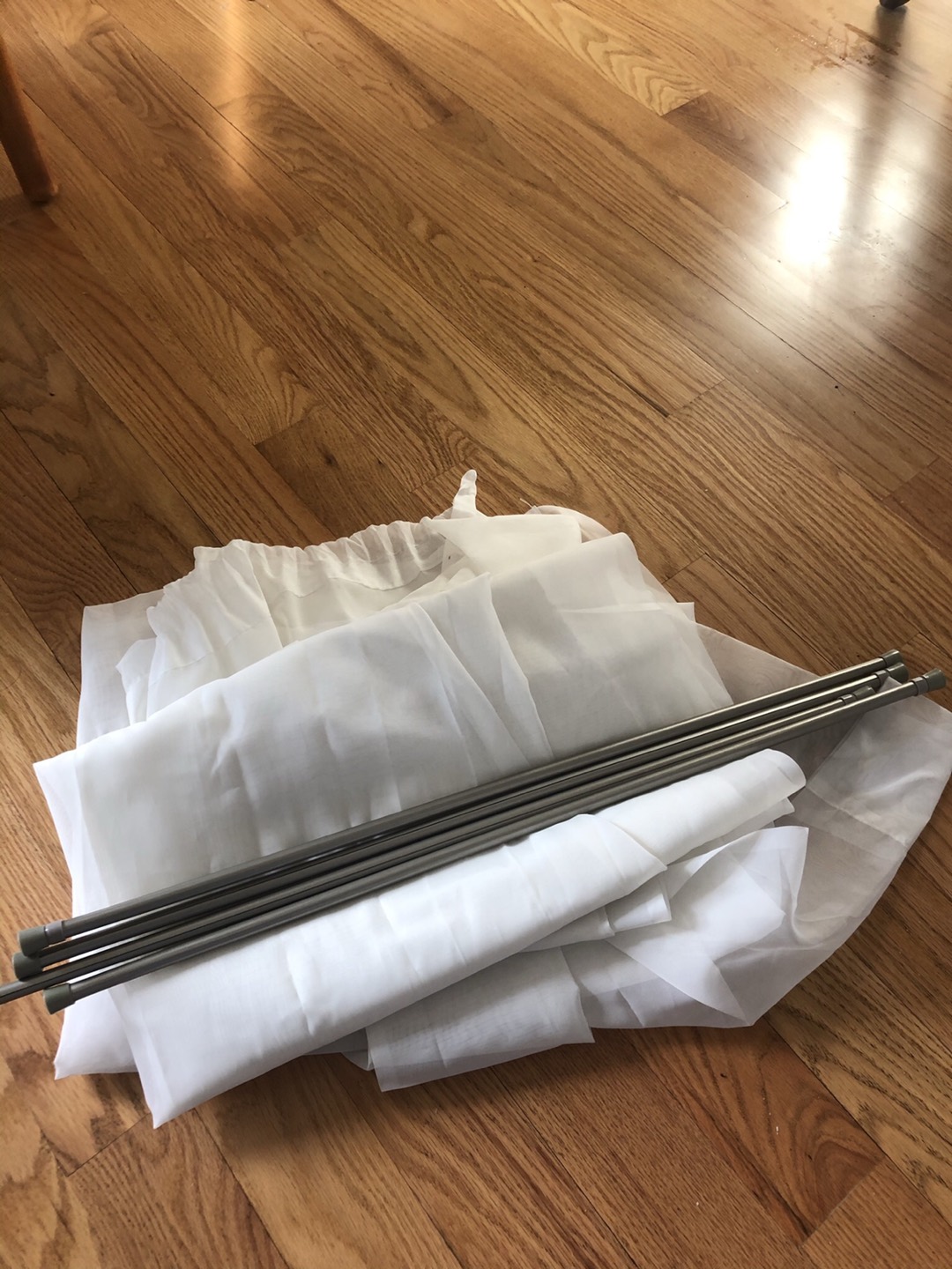 Curtains and very sturdy rods  - photo 4