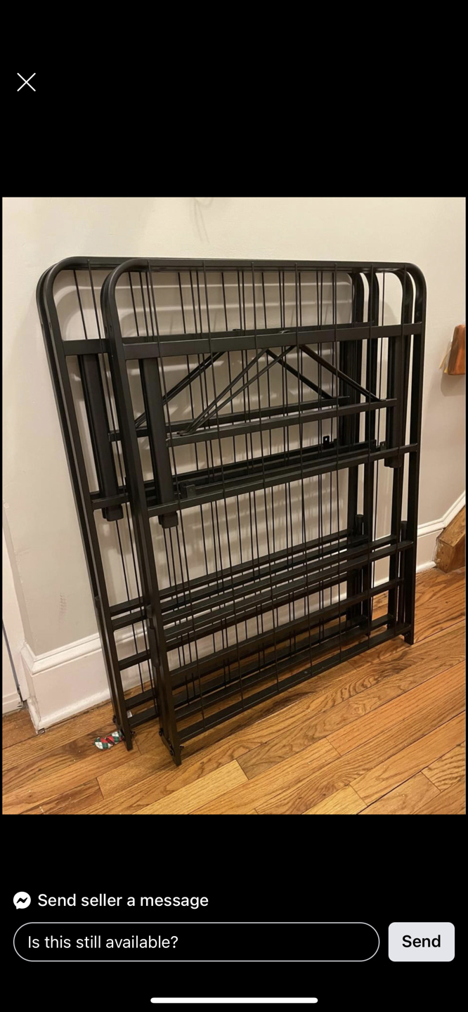 Metal bed frame 3-1   14” - photo 2