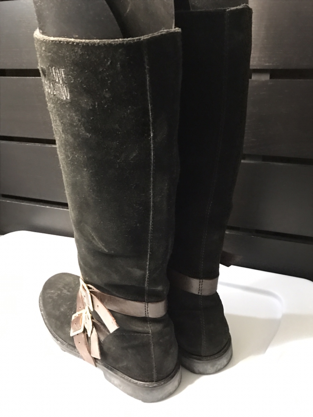 Love Moschino black suede riding boots, 36 - photo 4
