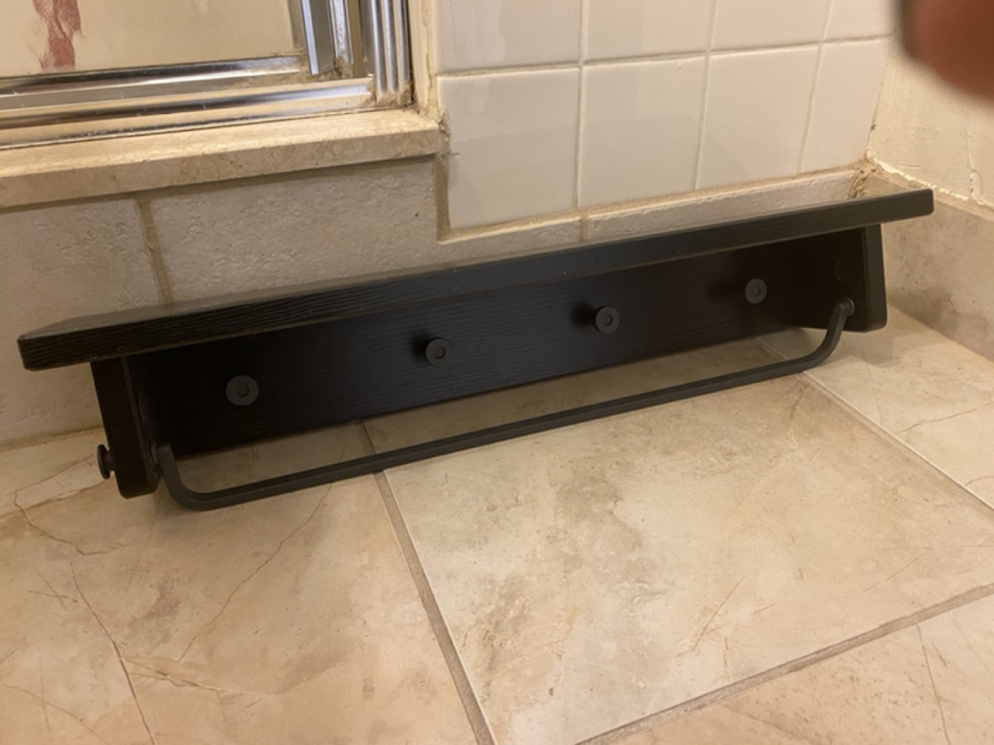 Bathroom shelf