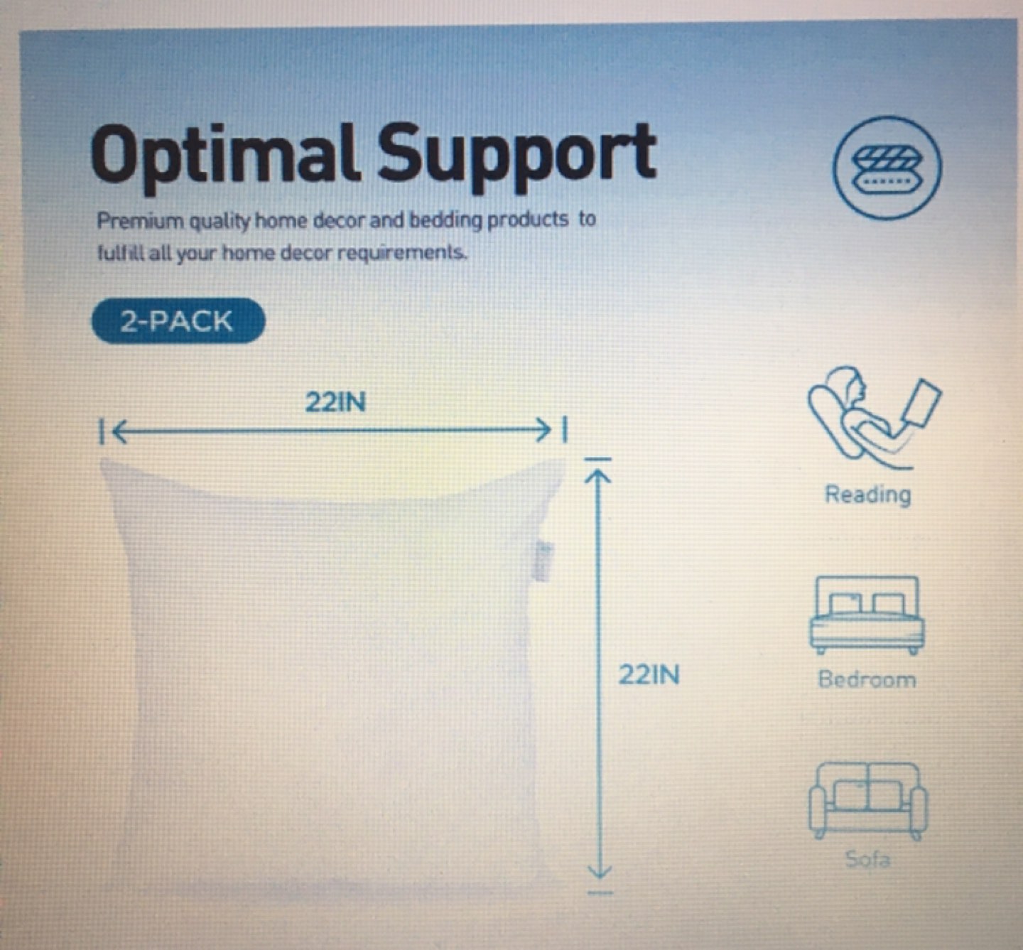 BRAND NEW Throw Pillow Inserts - photo 4