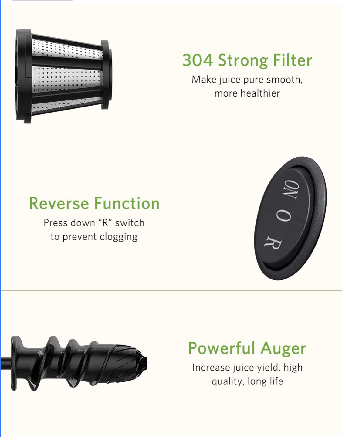 New homever juicer machine image indicator(12)