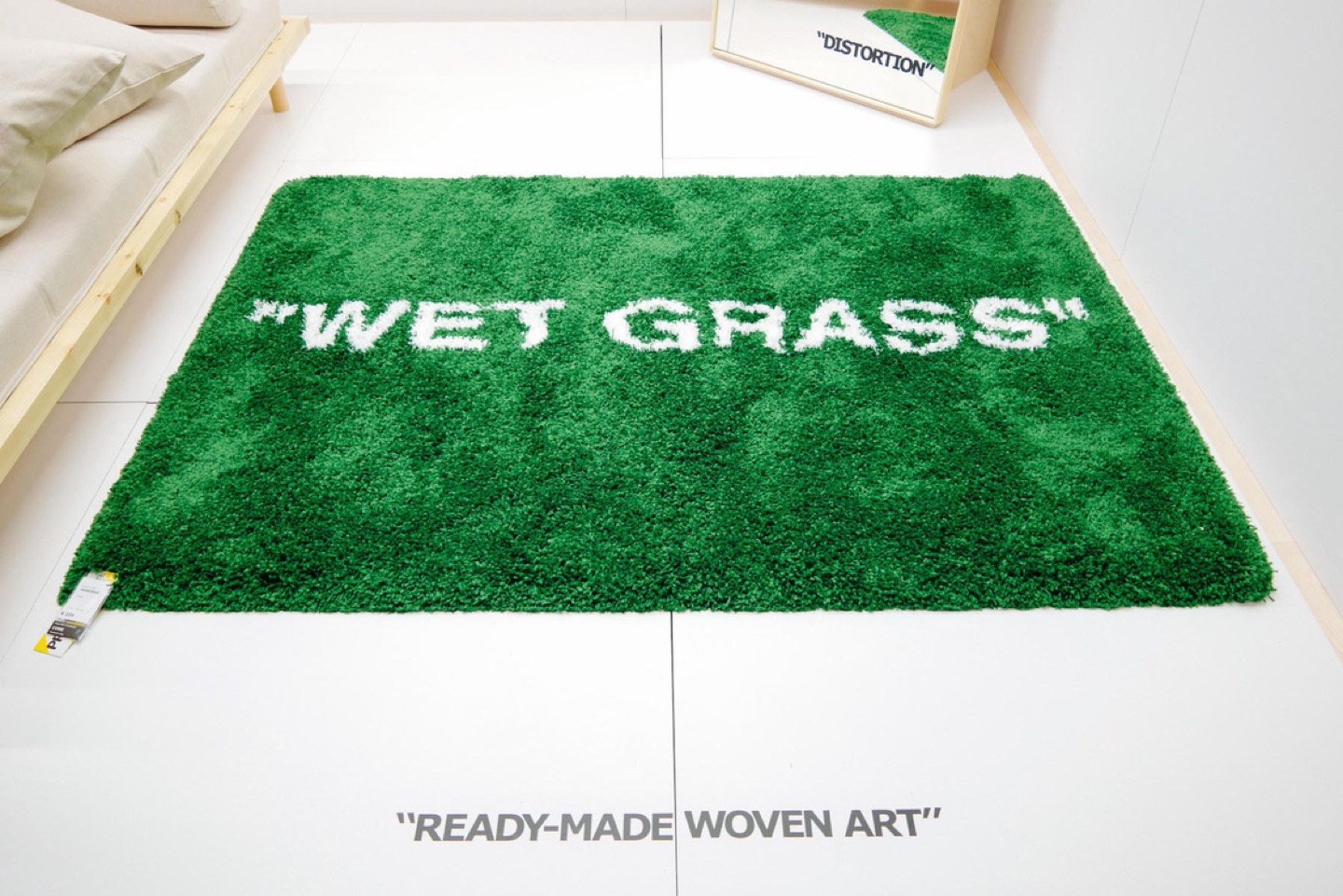 Virgil Abloh x IKEA MARKERAD "WET GRASS" Rug 195x132 CM Green - photo 2