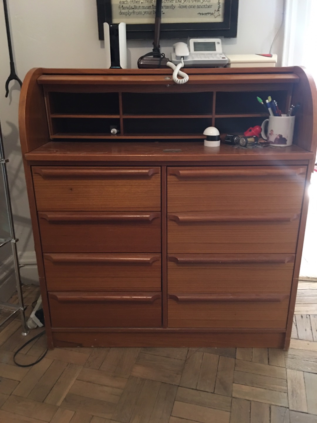 Roll top desk  - photo 2