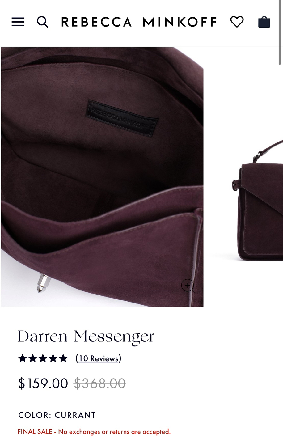 Rebecca Minkoff Darren Messenger - Never worn - photo 2