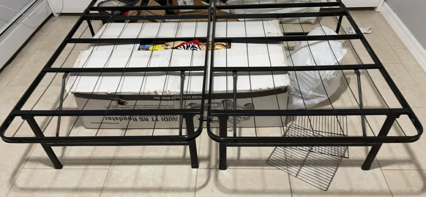 Metal bed frame 3-1   14”