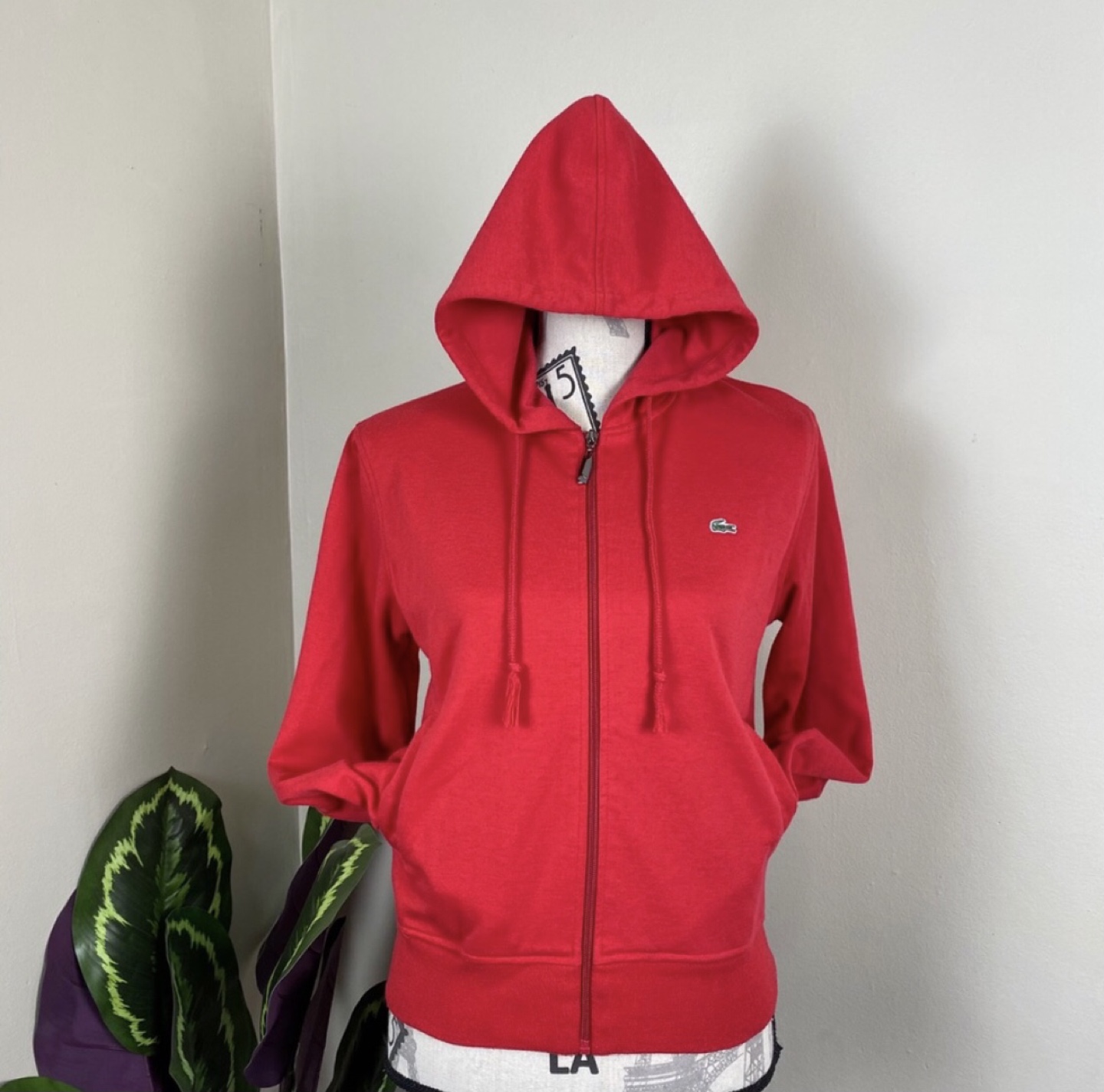 Lacoste zip up hoodie