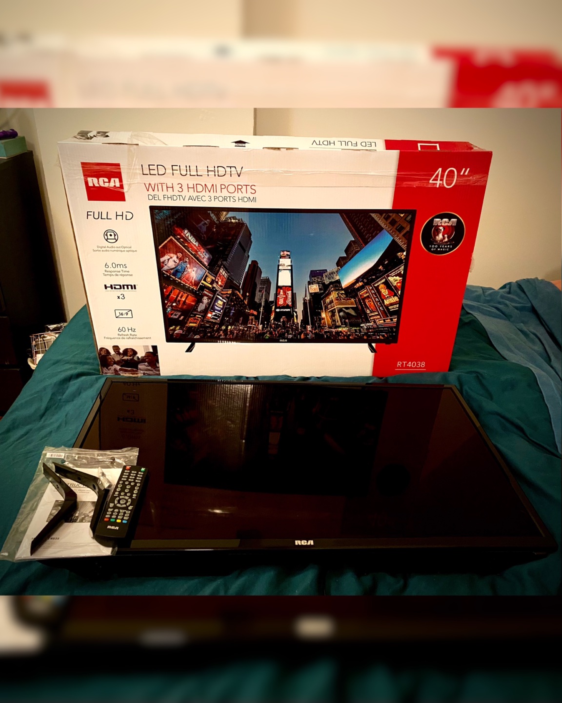 RCA 40" TV + FREE TV WALL MOUNT! ⭐️ thumbnail